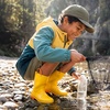 image:imageDREAM PAIRS Kids Waterproof Rain Boots  LightweightNonSlip OutsoleOutdoor Rainy PlayCute Printed PatternsUnisex Boys Girls ToddlerYellow
