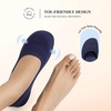 image:imageDREAM PAIRS Womens Ballet Flats Wide Toe Arch Support  Comfort Barefoot Knit Breathable Foldable Antislip Flats Walking ShoesNavy