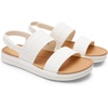 image:imageDREAM PAIRS Womens Beach Water Summer Flat Sandals  Lightweight Quickdry Upper Footbed with Arch Support Nonslip amp Durable TPR Outsole for Beach or City WalkingWhite