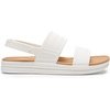 image:imageDREAM PAIRS Womens Beach Water Summer Flat Sandals  Lightweight Quickdry Upper Footbed with Arch Support Nonslip amp Durable TPR Outsole for Beach or City WalkingWhite
