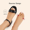 image:imageDREAM PAIRS Womens Chunky Low Heeled Sandals  Comfortable Open Toe Ankle Strap Classic Short Block Sandals with Buckle for Daily Work Wedding PartyBlackpu