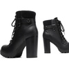image:imageDREAM PAIRS Womens Lace up Combat Ankle Booties ShoesBlack