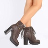 image:imageDREAM PAIRS Womens Lace up Combat Ankle Booties ShoesBrown