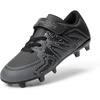 image:imageDREAM PAIRS Kids Soccer Cleats Boys Girls  Kids Youth Multi Ground Outdoor Football Shoes for LittleBig Kid StrikeLine StrapBlackDark Grey
