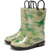 image:imageDREAM PAIRS Kids Waterproof Rain Boots  LightweightNonSlip OutsoleOutdoor Rainy PlayCute Printed PatternsUnisex Boys Girls ToddlerCamo