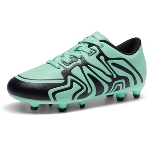 image:imageDREAM PAIRS Boys Girls Baseball Soccer Cleats  Football Kids Toddler Youth Comfortable Stable Lightweight Soccer Shoes Cleats with Cushioned InsoleMint Green