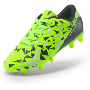 image:imageDREAM PAIRS Boys Girls Soccer Cleats  Youth Firm Ground Athletic Outdoor Training Football Shoes for Little Kid Big Kid ToddlerNeon GreenBlack