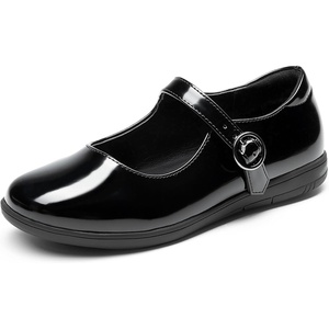 image:imageDREAM PAIRS Girls Mary Jane School Uniform Shoes  Girl Buckle Dress Shoes Backtoschool NonSlip Fatiguefree Flats with Roomy Round Toe for Little Big KidsAll Black