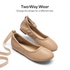 image:imageDREAM PAIRS Girls Dress Shoes Girls Ballerina Flat Ankle Strap Ballet Flats ToddlerLittle KidBig KidNude