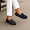 image:imageDREAM PAIRS Women Comfortable Business Knit Loafers  Zeropressure breathable Knit Upper and Memory Foam Arch Support insole Slip on flats for work and daily travelBlack