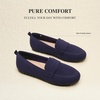 image:imageDREAM PAIRS Women Comfortable Business Knit Loafers  Zeropressure breathable Knit Upper and Memory Foam Arch Support insole Slip on flats for work and daily travelNavy