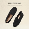 image:imageDREAM PAIRS Women Comfortable Business Knit Loafers  Zeropressure breathable Knit Upper and Memory Foam Arch Support insole Slip on flats for work and daily travelBlack