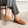 image:imageDREAM PAIRS Women Comfortable Business Knit Loafers  Zeropressure breathable Knit Upper and Memory Foam Arch Support insole Slip on flats for work and daily travelBrown