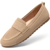 image:imageDREAM PAIRS Women Comfortable Business Knit Loafers  Zeropressure breathable Knit Upper and Memory Foam Arch Support insole Slip on flats for work and daily travelNude