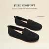 image:imageDREAM PAIRS Women Comfortable Business Knit Loafers  Zeropressure breathable Knit Upper and Memory Foam Arch Support insole Slip on flats for work and daily travelBlack