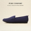 image:imageDREAM PAIRS Women Comfortable Business Knit Loafers  Zeropressure breathable Knit Upper and Memory Foam Arch Support insole Slip on flats for work and daily travelNavy