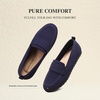image:imageDREAM PAIRS Women Comfortable Business Knit Loafers  Zeropressure breathable Knit Upper and Memory Foam Arch Support insole Slip on flats for work and daily travelNavy