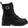 image:imageDREAM PAIRS Womens Combat Platform Boots  Lace Up Lug Sole Buckle Ankle Booties ShoesBlack