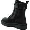 image:imageDREAM PAIRS Womens Combat Platform Boots  Lace Up Lug Sole Buckle Ankle Booties ShoesBlack