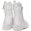 image:imageDREAM PAIRS Womens Combat Platform Boots  Lace Up Lug Sole Buckle Ankle Booties ShoesWhite