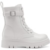 image:imageDREAM PAIRS Womens Combat Platform Boots  Lace Up Lug Sole Buckle Ankle Booties ShoesWhite