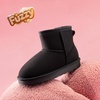 image:imageDREAM PAIRS Girls Boots Toddler Kids Winter Shoes  Warm Short Ankle Snow Anti Slip Booties for Little Big Kid Fuzzy Lining Stylish Faux Fur UpperBlack