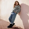 image:imageDREAM PAIRS Girls Boots Toddler Kids Winter Shoes  Warm Short Ankle Snow Anti Slip Booties for Little Big Kid Fuzzy Lining Stylish Faux Fur UpperBlack