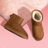 image:imageDREAM PAIRS Girls Boots Toddler Kids Winter Shoes  Warm Short Ankle Snow Anti Slip Booties for Little Big Kid Fuzzy Lining Stylish Faux Fur UpperCamel