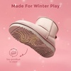 image:imageDREAM PAIRS Girls Boots Toddler Kids Winter Shoes  Warm Short Ankle Snow Anti Slip Booties for Little Big Kid Fuzzy Lining Stylish Faux Fur UpperPink