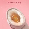 image:imageDREAM PAIRS Girls Boots Toddler Kids Winter Shoes  Warm Short Ankle Snow Anti Slip Booties for Little Big Kid Fuzzy Lining Stylish Faux Fur UpperPink