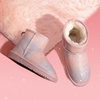 image:imageDREAM PAIRS Girls Boots Toddler Kids Winter Shoes  Warm Short Ankle Snow Anti Slip Booties for Little Big Kid Fuzzy Lining Stylish Faux Fur UpperRainbow