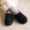 image:imageDREAM PAIRS Girls Slippers Kids Platform Slipper  Fuzzy House Indoor Outdoor Little Big Kid Slip on Extrathick Faux Fur Lining Winter Christmas ShoesAll Black