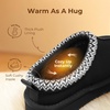 image:imageDREAM PAIRS Girls Slippers Kids Platform Slipper  Fuzzy House Indoor Outdoor Little Big Kid Slip on Extrathick Faux Fur Lining Winter Christmas ShoesBlack