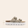 image:imageDREAM PAIRS Arch Support Cork Chunky Platform SandalsBeige