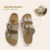 image:imageDREAM PAIRS Arch Support Cork Chunky Platform SandalsBeige
