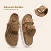 image:imageDREAM PAIRS Arch Support Cork Chunky Platform SandalsBrown