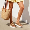 image:imageDREAM PAIRS Arch Support Cork Chunky Platform SandalsBrown