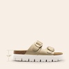 image:imageDREAM PAIRS Arch Support Cork Chunky Platform SandalsGold