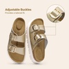 image:imageDREAM PAIRS Arch Support Cork Chunky Platform SandalsGold