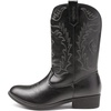 image:imageDREAM PAIRS Girls Boys Cowboy Cowgirl BootsBlack