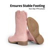 image:imageDREAM PAIRS Girls Boys Cowboy Cowgirl BootsPink