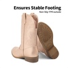 image:imageDREAM PAIRS Girls Boys Cowboy Cowgirl BootsRose Gold