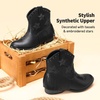 image:imageDREAM PAIRS Girls Cowboy Cowgirl Western BootsBlack