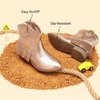 image:imageDREAM PAIRS Girls Cowboy Cowgirl Western BootsRose Gold