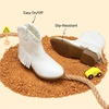 image:imageDREAM PAIRS Girls Cowboy Cowgirl Western BootsWhite