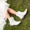 image:imageDREAM PAIRS Girls Cowboy Cowgirl Western BootsWhite