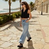 image:imageDREAM PAIRS Waterproof Lightweight Platform SandalsAll Black