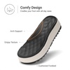 image:imageDREAM PAIRS Waterproof Lightweight Platform SandalsBlackWhite
