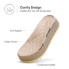 image:imageDREAM PAIRS Waterproof Lightweight Platform SandalsSand