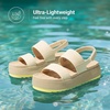 image:imageDREAM PAIRS Waterproof Lightweight Platform SandalsSand